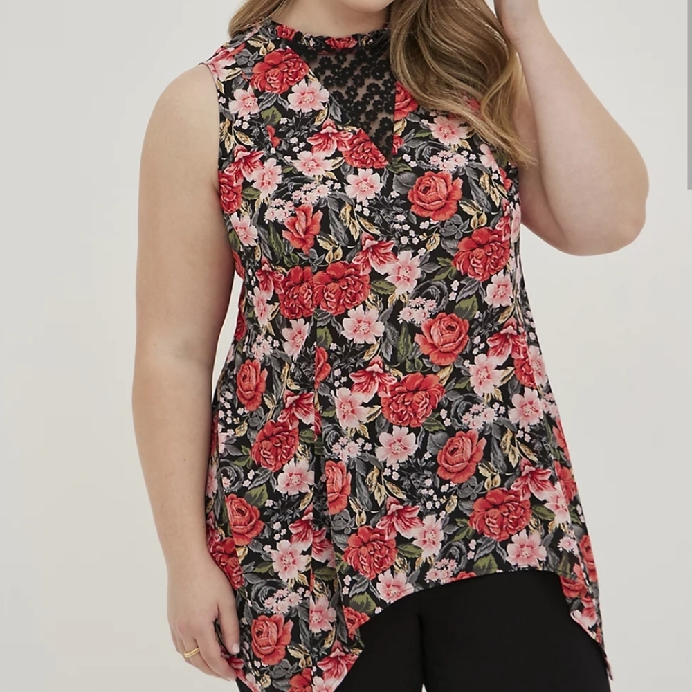 Torrid HiLo Tunic Top